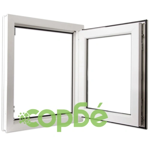Двоен PVC прозорец с двуосно отваряне, лява дръжка, 600 х 800 мм ➤ топ цена ➤ sorbe.bg