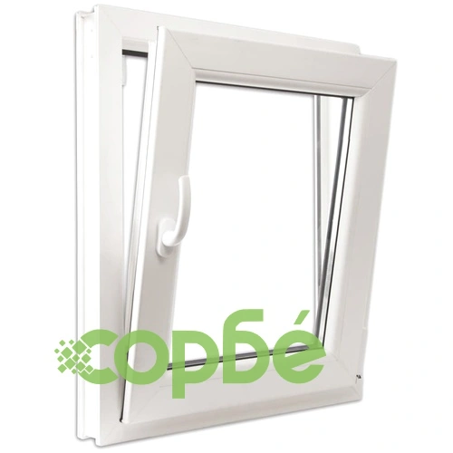 Двоен PVC прозорец с двуосно отваряне, лява дръжка, 600 х 800 мм ➤ топ цена ➤ sorbe.bg