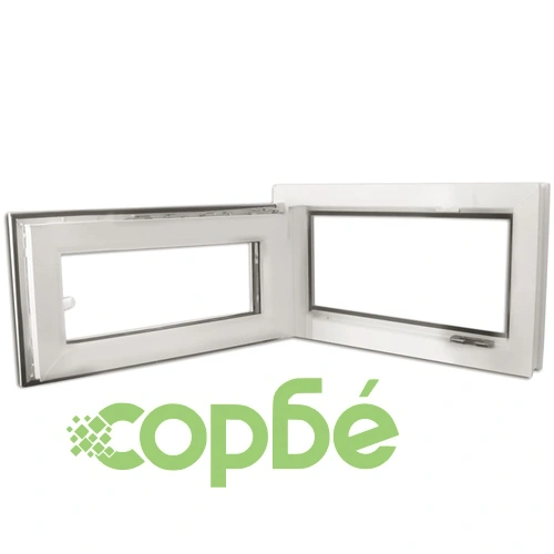 Двоен PVC прозорец с двуосно отваряне, дясна дръжка, 600 х 400 мм ➤ топ цена ➤ sorbe.bg