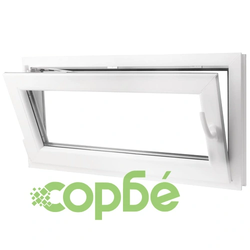 Двоен PVC прозорец с двуосно отваряне, дясна дръжка, 800 х 400 мм ➤ топ цена ➤ sorbe.bg