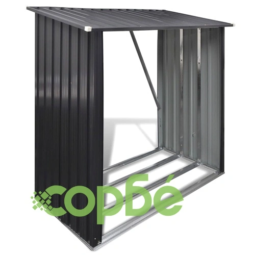 Метален контейнер за съхранение на дърва за камина/печка ➤ топ цена ➤ sorbe.bg