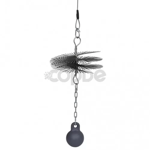 Кръгла четка за почистване на комин, диаметър 20 см ➤ топ цена ➤ sorbe.bg