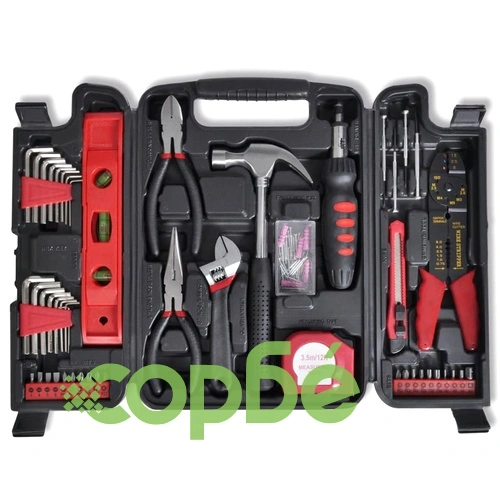 Комплект инструменти в черна кутия - 88 части ➤ топ цена ➤ sorbe.bg