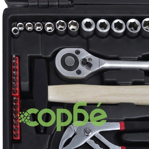 Комплект инструменти в черна кутия - 186 части ➤ топ цена ➤ sorbe.bg