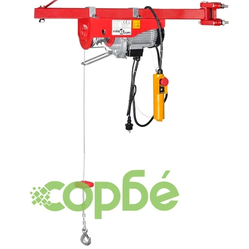 Електрически телфер, 1000 W, 200/400 кг ➤ топ цена ➤ sorbe.bg