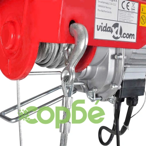 Електрически телфер, 1000 W, 200/400 кг ➤ топ цена ➤ sorbe.bg