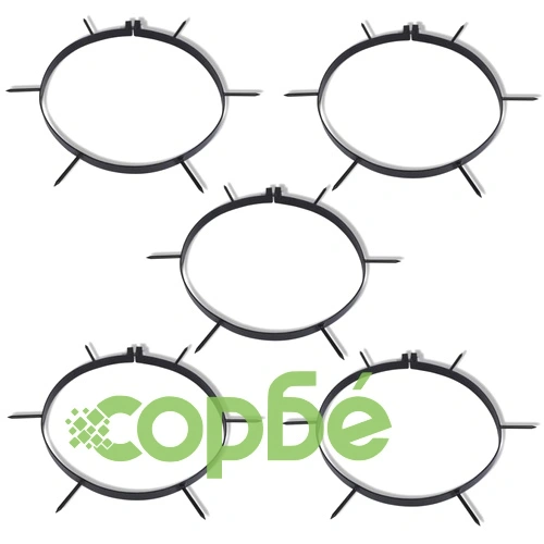 Скоби с шипове за аератор, диаметър 30 см - 5 броя ➤ топ цена ➤ sorbe.bg