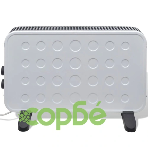 Бяла конвекторна печка за отопление с 2 степени, 2000 W ➤ топ цена ➤ sorbe.bg