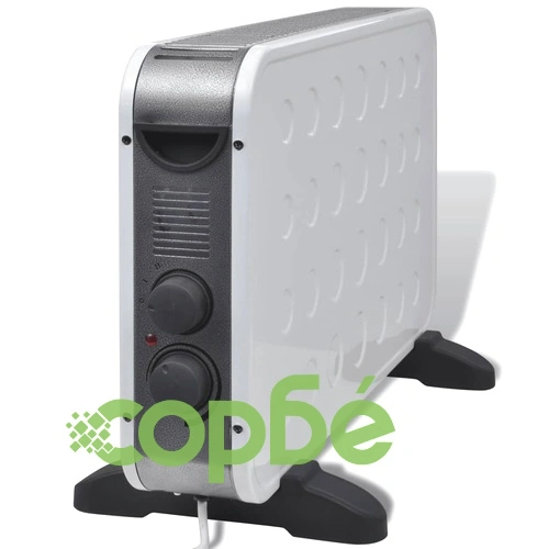 Бяла конвекторна печка за отопление с 2 степени, 2000 W ➤ топ цена ➤ sorbe.bg