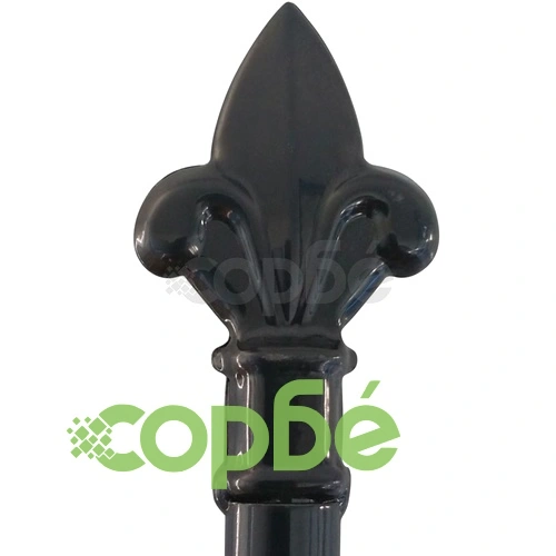 Единична градинска врата със заострени върхове, 100 х 175 см ➤ топ цена ➤ sorbe.bg
