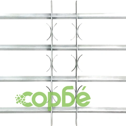 Регулируема решетка за прозорци с 4 напречни пръта 700-1050 мм ➤ топ цена ➤ sorbe.bg