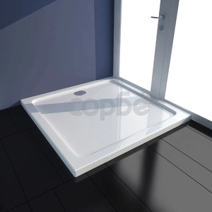 Квадратно ABS душ корито, бяло, 80x80 см 