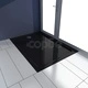 Правоъгълно ABS душ корито, черно, 70x100 см