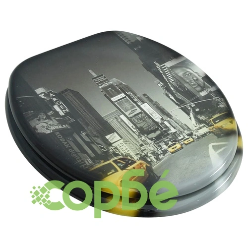 Тоалетна седалка с MDF капак, дизайн Ню Йорк  ➤ топ цена ➤ sorbe.bg