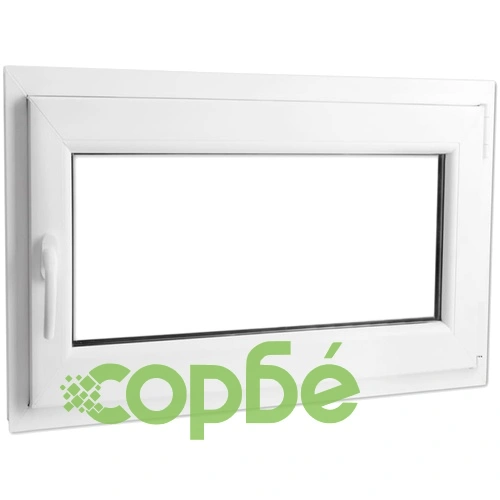 PVC прозорец, двоен стъклопакет, дръжка с наклон в ляво, 1100 x 700 мм ➤ топ цена ➤ sorbe.bg