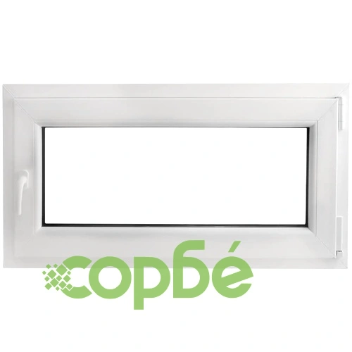 PVC прозорец, двоен стъклопакет, дръжка отляво, 1100 x 600 мм ➤ топ цена ➤ sorbe.bg