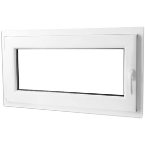 PVC прозорец, двоен стъклопакет, дръжка отдясно, 1100 x 600 мм