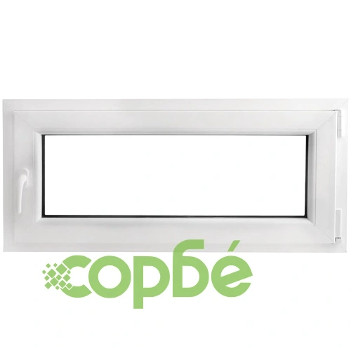 PVC прозорец, двоен стъклопакет, дръжка с наклон в ляво, 1100 x 500 мм ➤ топ цена ➤ sorbe.bg