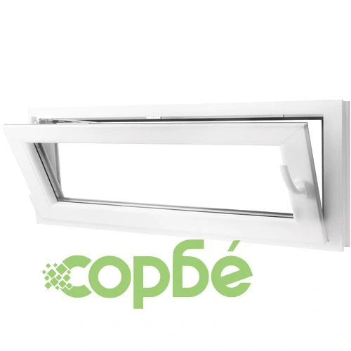 PVC прозорец, двоен стъклопакет, десен наклон, 1100 x 400 мм ➤ топ цена ➤ sorbe.bg