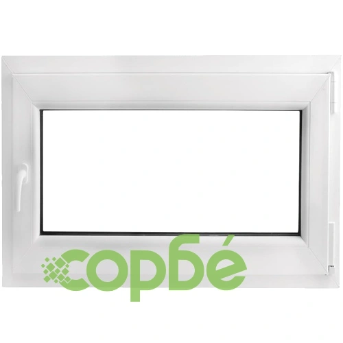 PVC прозорец, двоен стъклопакет, дръжка с наклон в ляво, 1000 x 700 мм ➤ топ цена ➤ sorbe.bg