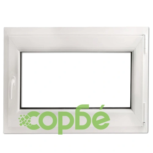 PVC прозорец, двоен стъклопакет, дръжка с наклон в ляво, 900 x 700 мм ➤ топ цена ➤ sorbe.bg