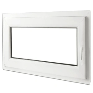 PVC прозорец, двоен стъклопакет, дръжка с наклон в дясно, 900 x 700 мм