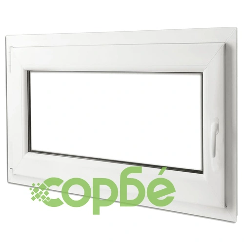 PVC прозорец, двоен стъклопакет, дръжка с наклон в дясно, 900 x 700 мм ➤ топ цена ➤ sorbe.bg