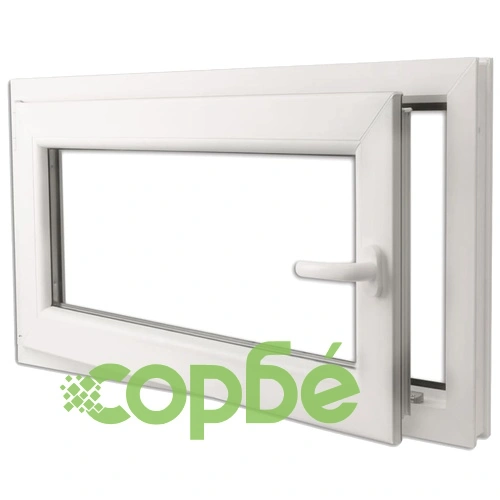 PVC прозорец, двоен стъклопакет, дръжка с наклон в дясно, 900 x 600 мм ➤ топ цена ➤ sorbe.bg