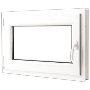 PVC прозорец, дръжка с наклон в дясно, 800 x 600 мм