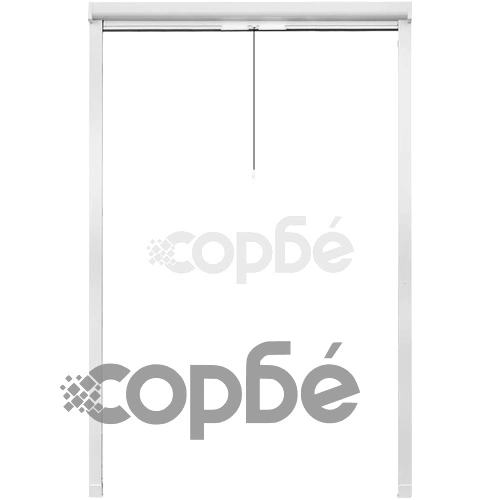 Бял ролетен комарник за прозорци 120 x 170 см ➤ топ цена ➤ sorbe.bg