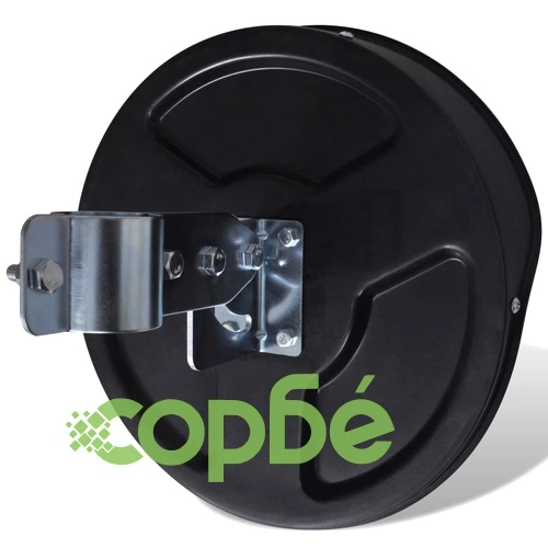 Изпъкнало пътно огледало, PC пластмаса, черно, 30 см, улично ➤ топ цена ➤ sorbe.bg