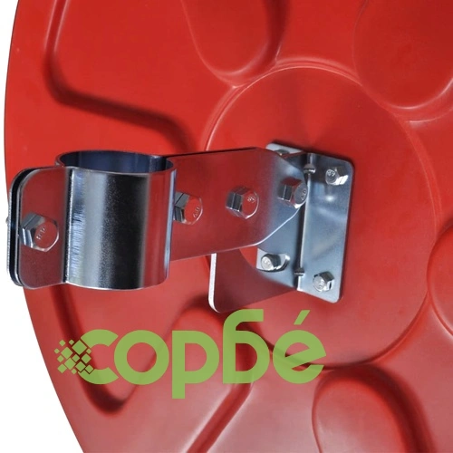 Изпъкнало пътно огледало, PC пластмаса, оранжево, 60 см, улично ➤ топ цена ➤ sorbe.bg