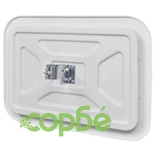 Изпъкнало пътно огледало, правоъгълно, 40х60 см, с рефлектори ➤ топ цена ➤ sorbe.bg