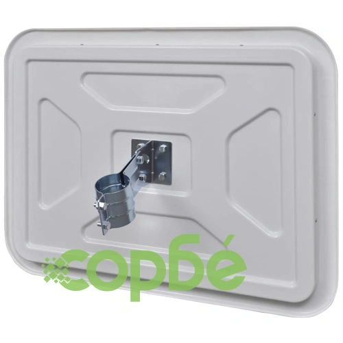 Изпъкнало пътно огледало, правоъгълно, 60х80 см, с рефлектори ➤ топ цена ➤ sorbe.bg