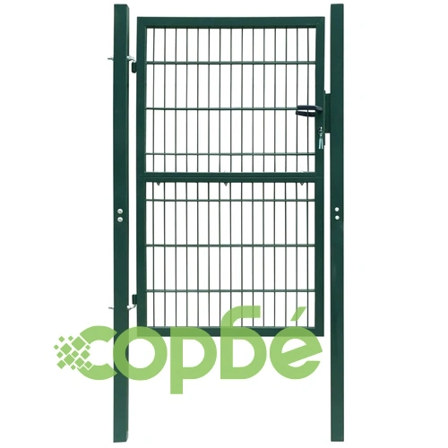 2D Оградна врата, единична, зелена, 106х230 см ➤ топ цена ➤ sorbe.bg