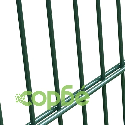 2D Оградна врата, единична, зелена, 106х250 см ➤ топ цена ➤ sorbe.bg