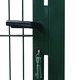 2D Оградна врата, единична, зелена, 106х250 см