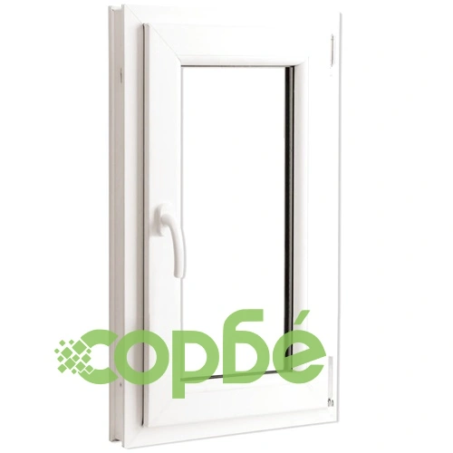 PVC прозорец, троен стъклопакет, дръжка с наклон в ляво, 600 x 1000 мм ➤ топ цена ➤ sorbe.bg