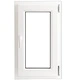 PVC прозорец, троен стъклопакет, дръжка с наклон в ляво, 600 x 1000 мм