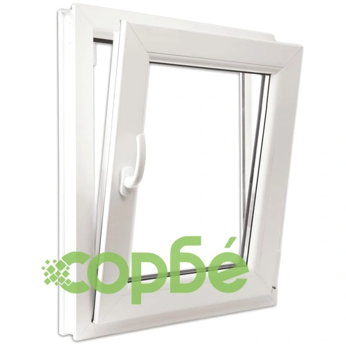 PVC прозорец, троен стъклопакет, дръжка с наклон в ляво, 600 x 800 мм ➤ топ цена ➤ sorbe.bg