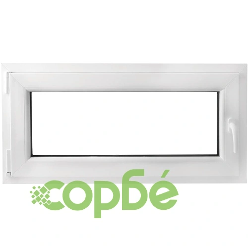 Троен стъклопакет наклон и отваряне PVC дръжка на дясна 800 х 400 мм ➤ топ цена ➤ sorbe.bg