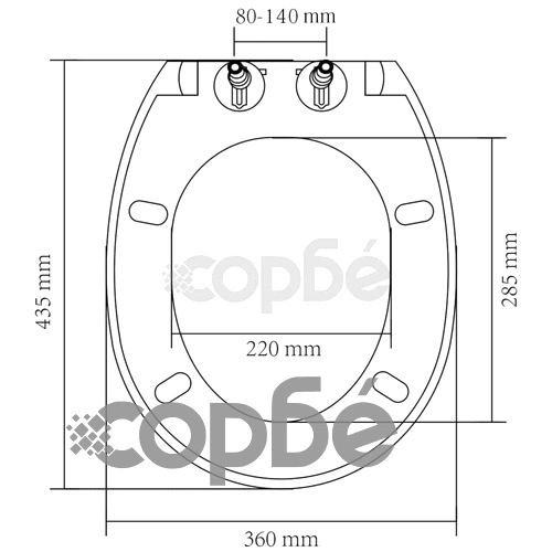 Тоалетна седалка, плавно затваряне, бързо поставяне, бяла, овал ➤ топ цена ➤ sorbe.bg