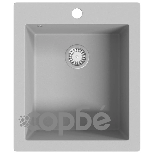 Кухненска мивка за над плот, единична, сив гранит ➤ топ цена ➤ sorbe.bg