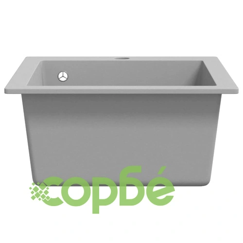 Кухненска мивка за над плот, единична, сив гранит ➤ топ цена ➤ sorbe.bg