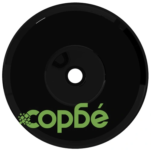 Керамична кръгла мивка за баня, черна ➤ топ цена ➤ sorbe.bg