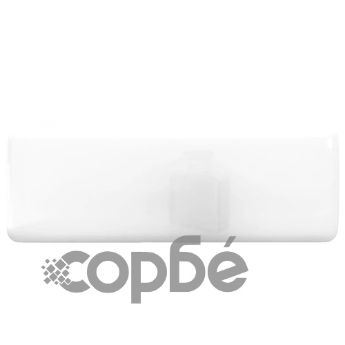 Керамична мивка с отвор за смесител, бяла, квадратна  ➤ топ цена ➤ sorbe.bg