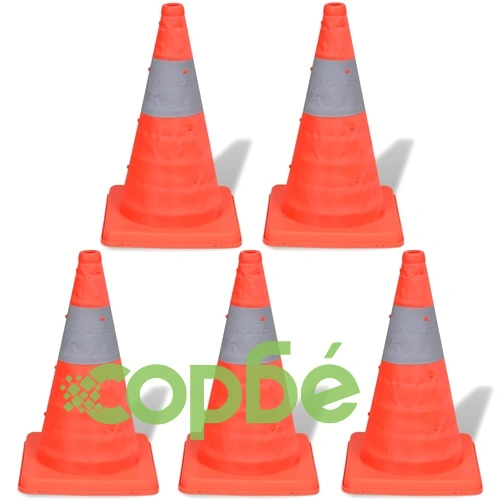 5 Трафик конуси 42 см ➤ топ цена ➤ sorbe.bg