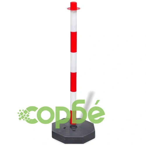 Комплект за паркиране, стойки + 10 м пластмасова верига  ➤ топ цена ➤ sorbe.bg