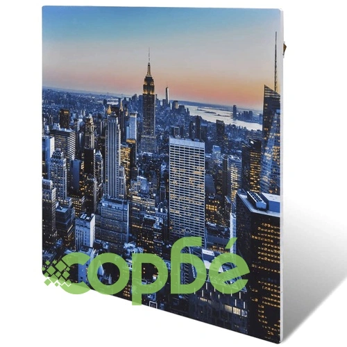 Инфрачервен отоплителен панел за стена, 400W,  60 x 60 см - Ню Йорк ➤ топ цена ➤ sorbe.bg