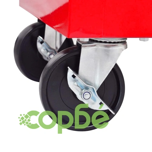 Количка за инструменти с 5 чекмеджета, червена ➤ топ цена ➤ sorbe.bg